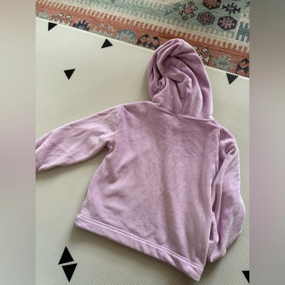 GAP kids|Big girl pastel lavender hoodie sweatshirt in super soft fleece••Size 8